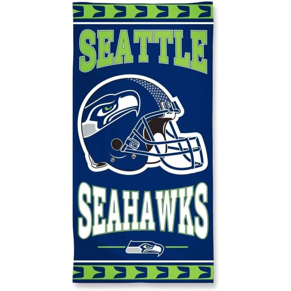 WinCraft NFL Seattle Seahawks Beach Towel, 30" x 60"